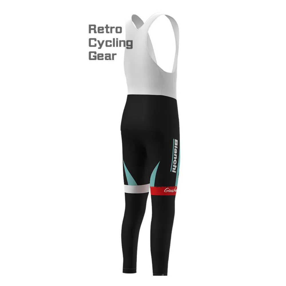 2017 Bianchi Fleece Retro Cycling Bib Pants