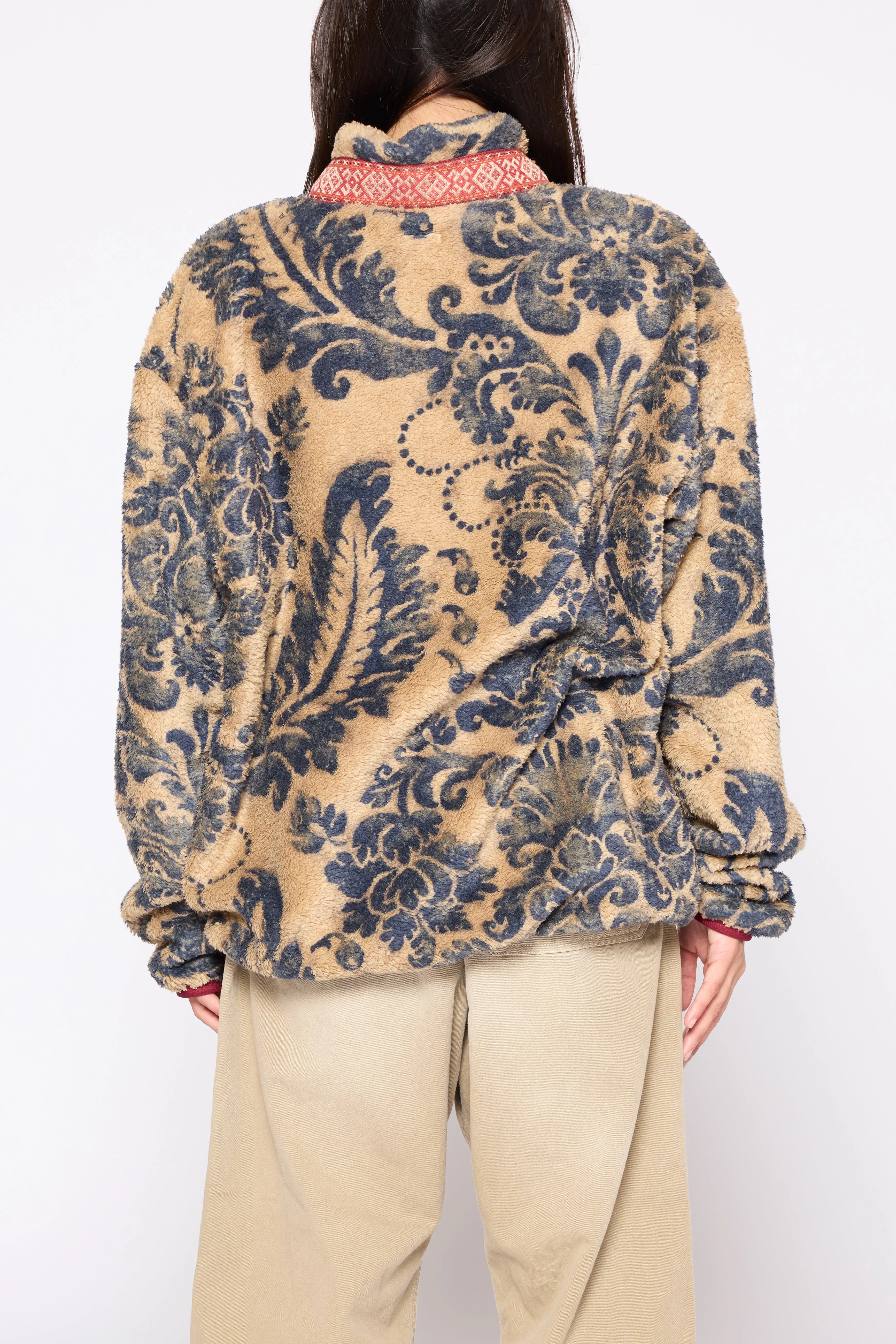 Damask Zip-up Fleece