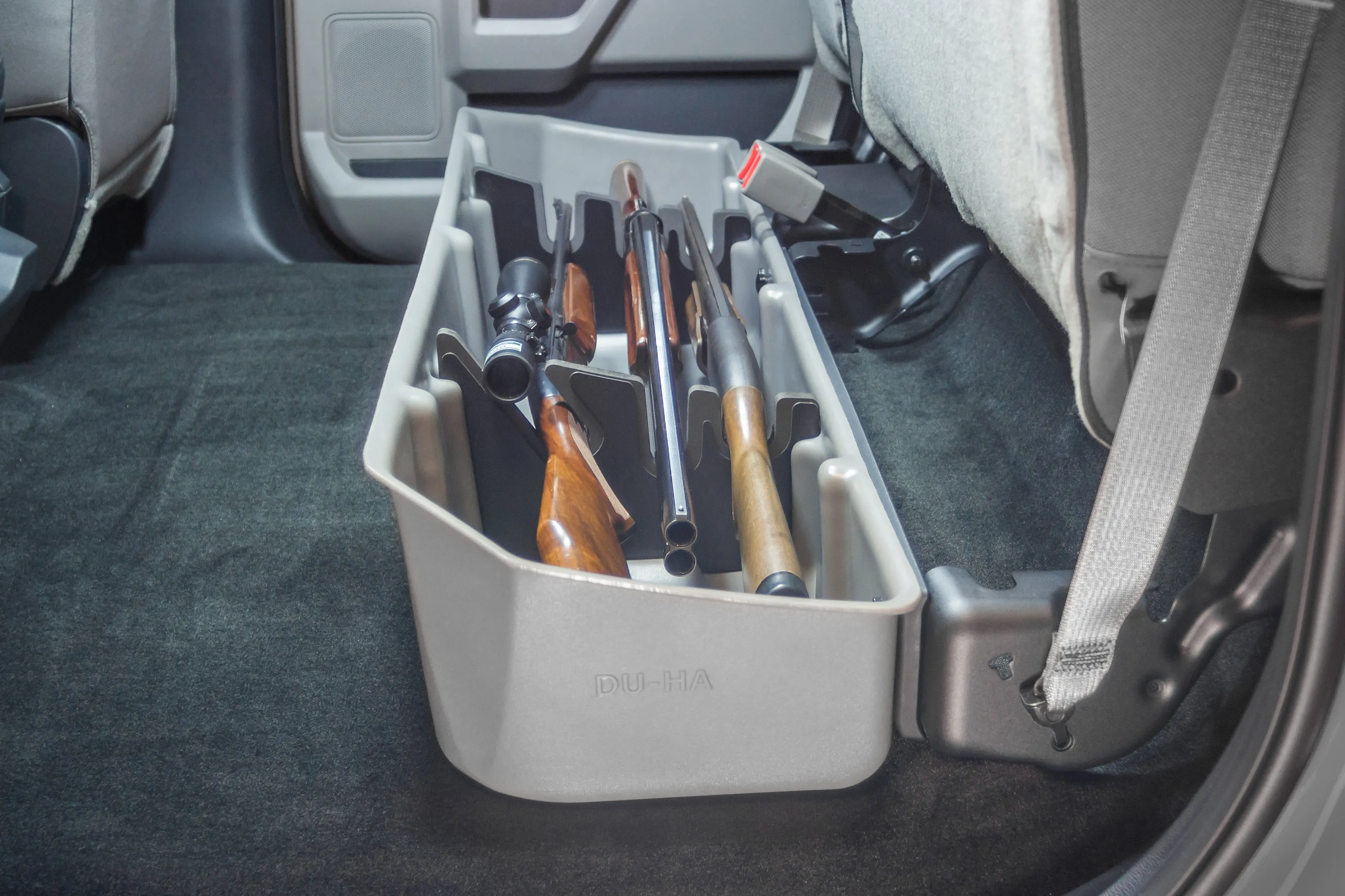 DU-HA 20111 DU-HA® Interior Storage/Gun Case; Incl. Gun Rack/Organizer; Light Gray;