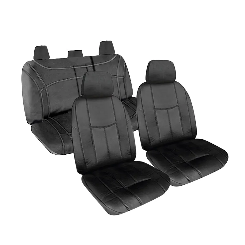 Empire Leather Look Seat Covers suits Toyota Kluger (GSU50R/GSU55R/AXUH) GXL Black/GXL/GXL Hybrid/Grande/Grande Hybrid 3/2014-3/2021