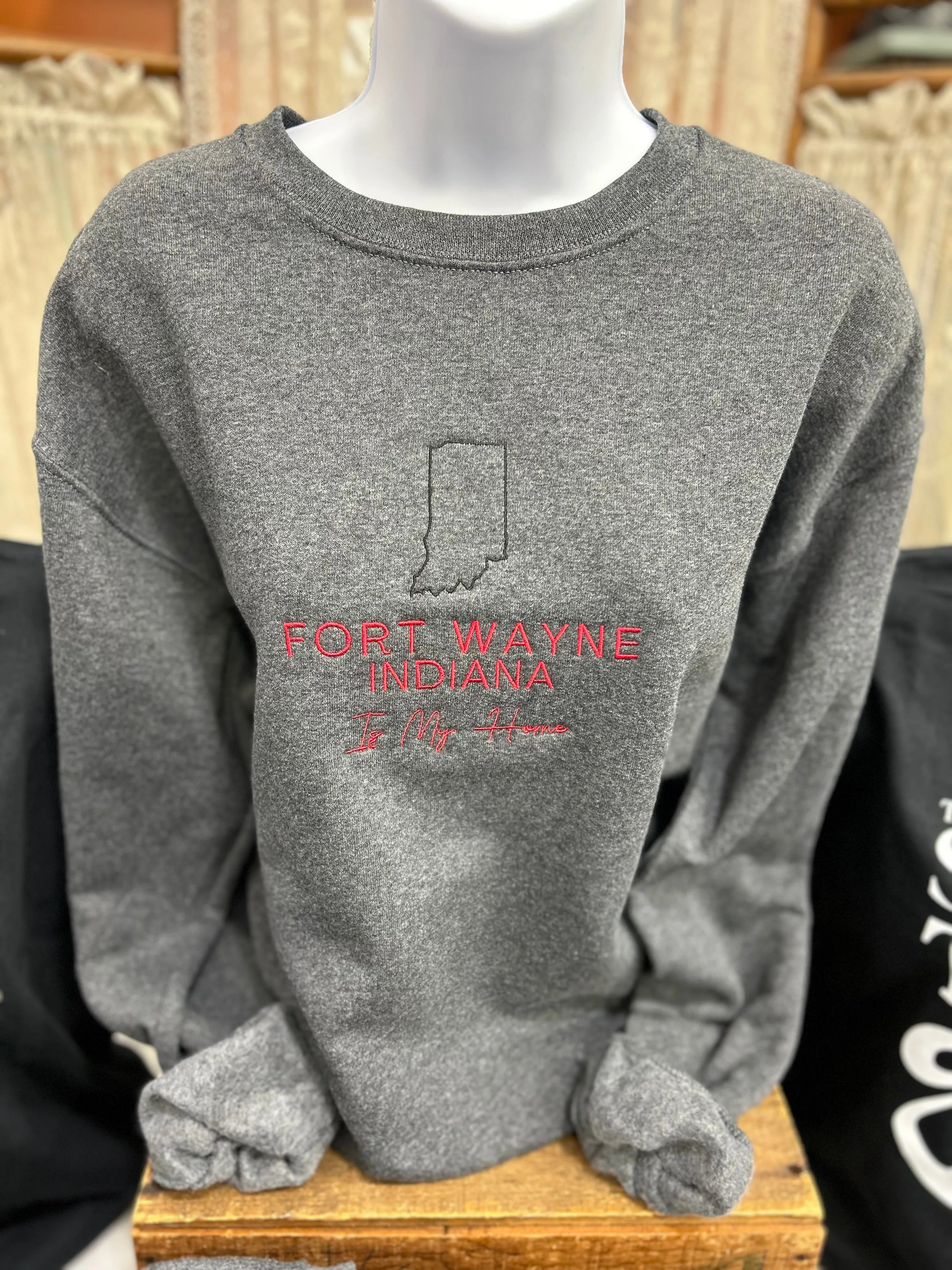 Fort Wayne Embroidered Crewneck