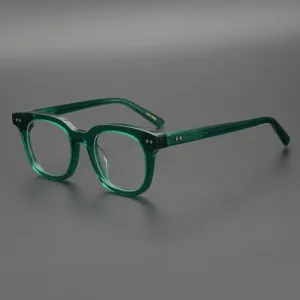 Gatenac Unisex Full Rim Square Acetate Frame Eyeglasses  Gxyj163