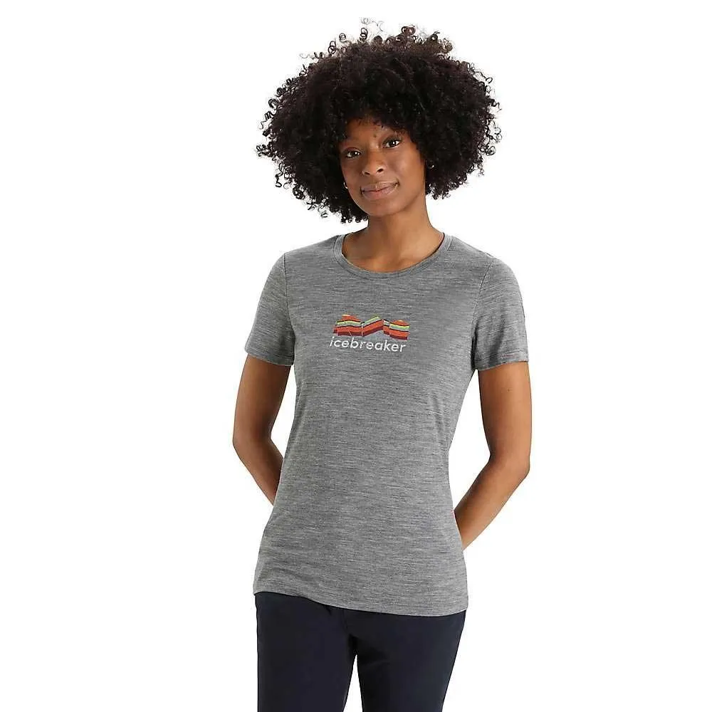 Icebreaker Womens Tech Lite II SS Tee - Mountain Geology