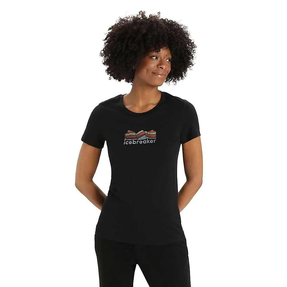 Icebreaker Womens Tech Lite II SS Tee - Mountain Geology