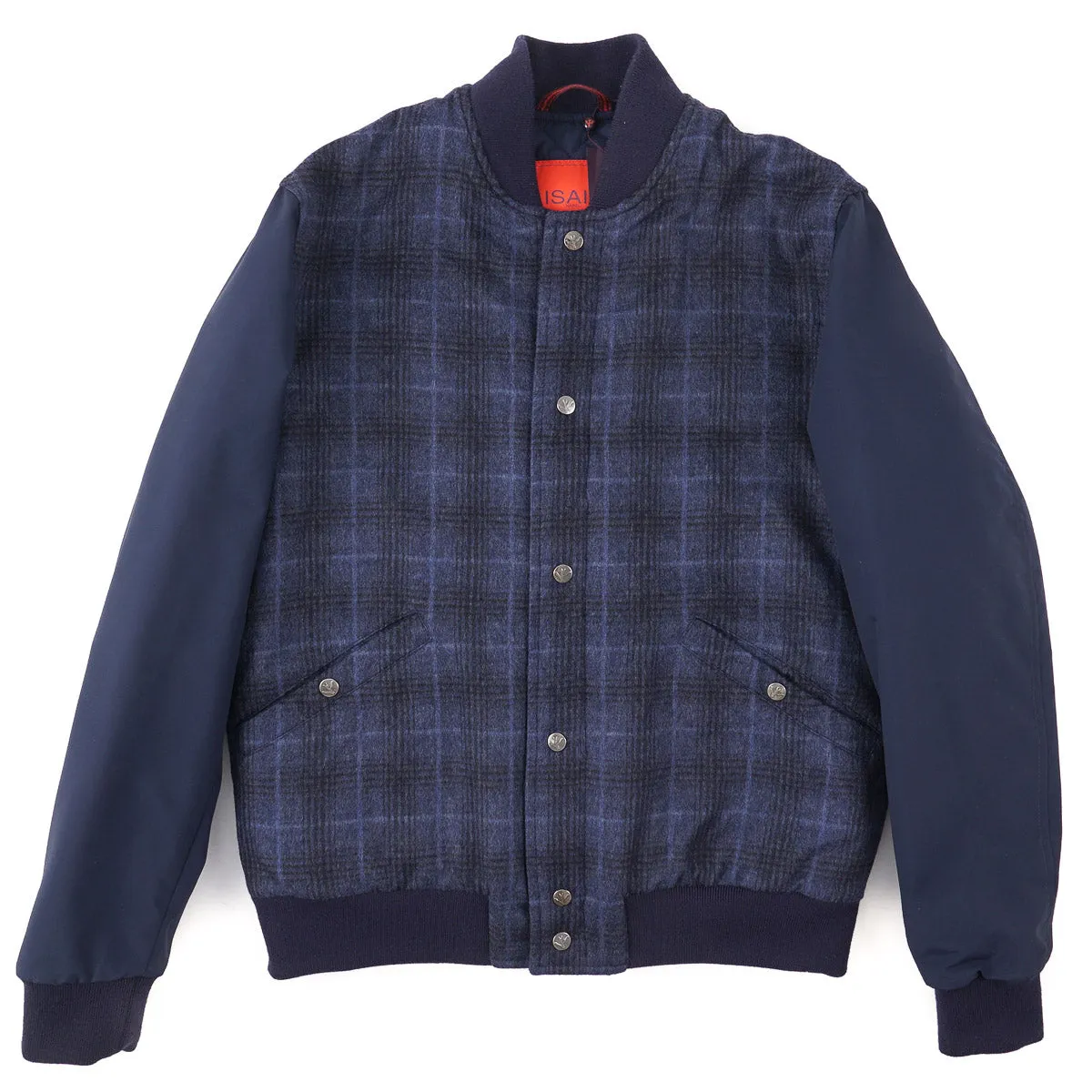 Isaia Wool-Cashmere Bomber Jacket