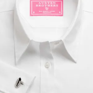 Made 2 Order- White Royal Herringbone Shirt