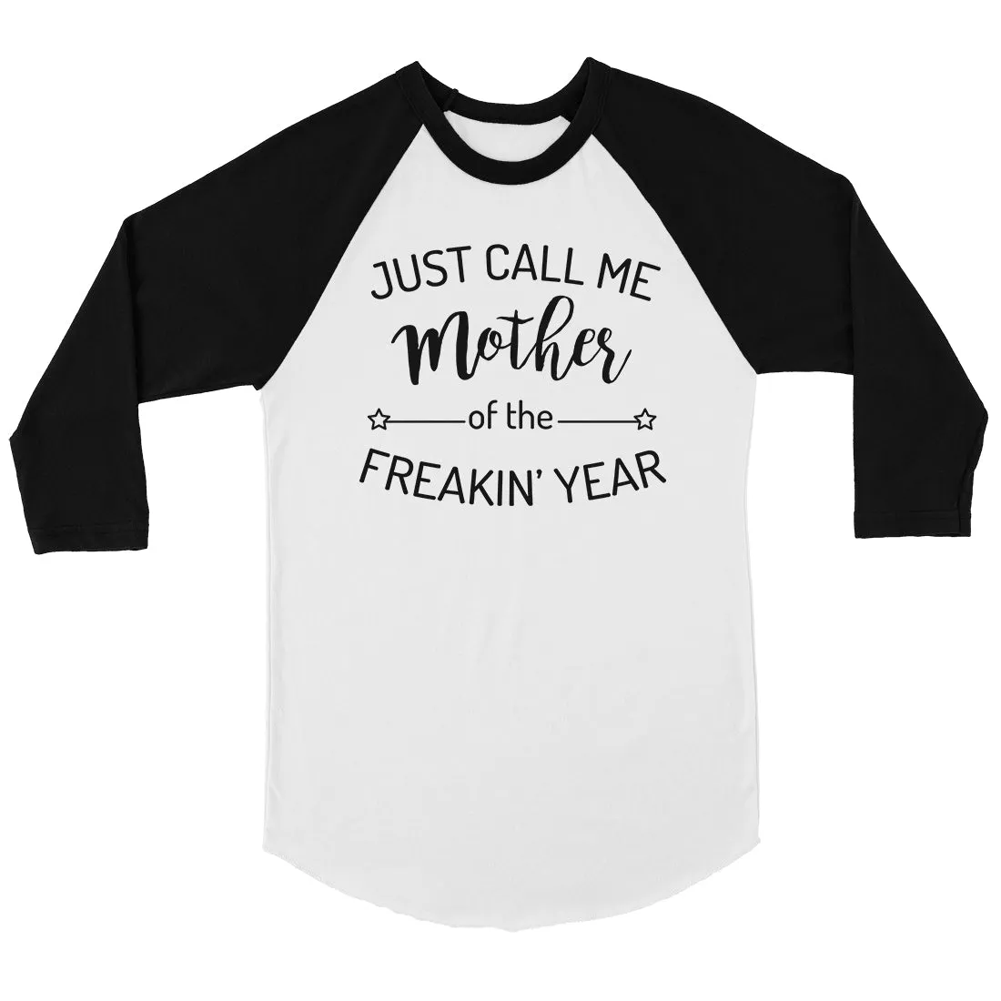 Mother Of The Year Womens Funny Baseball Shirt For Mother's Day