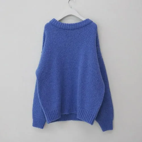 Oversize Knit Sweater Pullover for Women