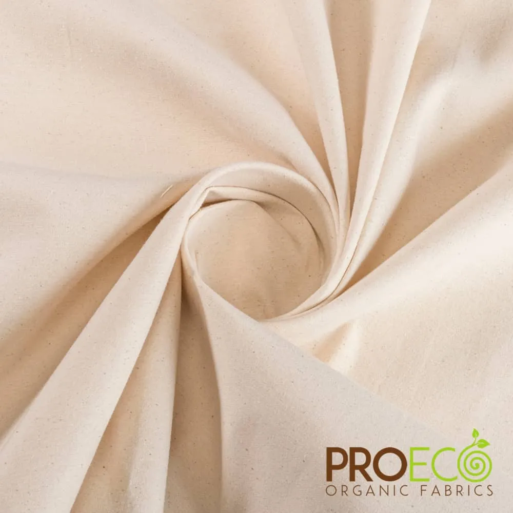 ProECO® Organic Cotton Twill Sateen Fabric (W-610)