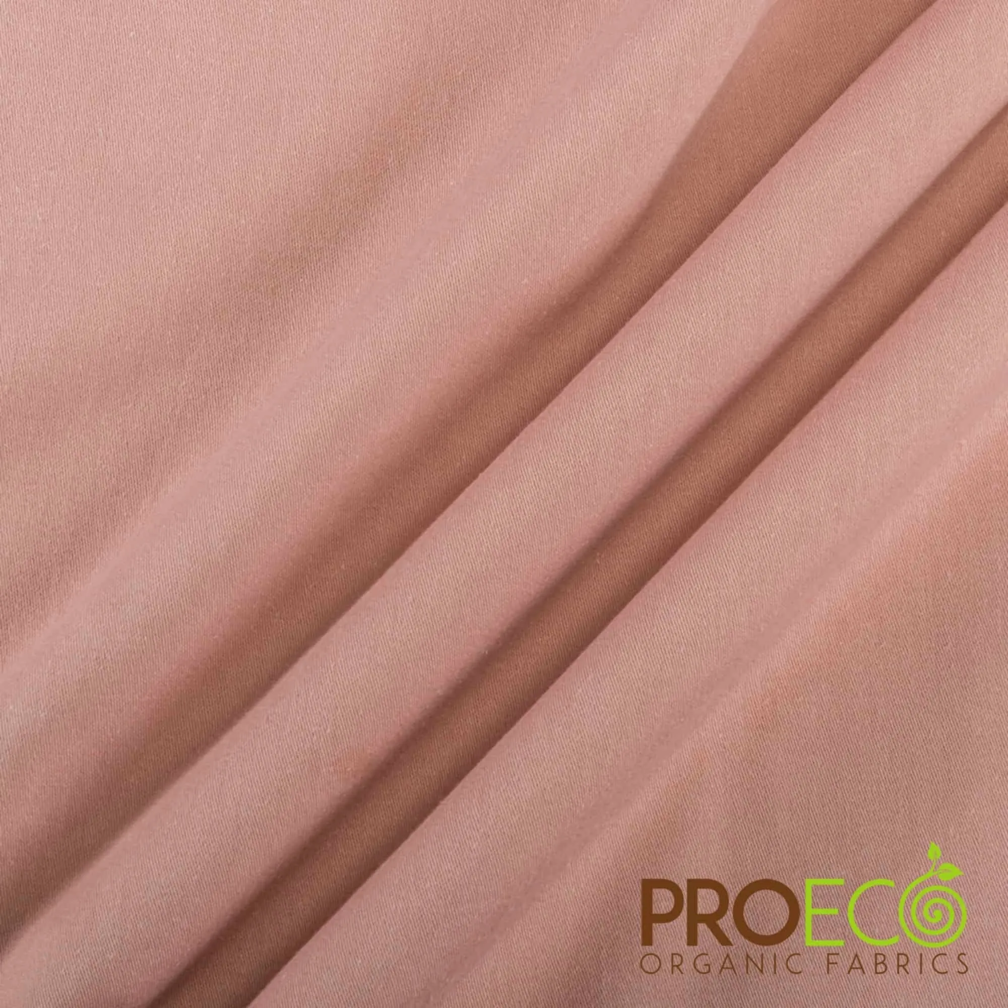 ProECO® Organic Cotton Twill Sateen Fabric (W-610)