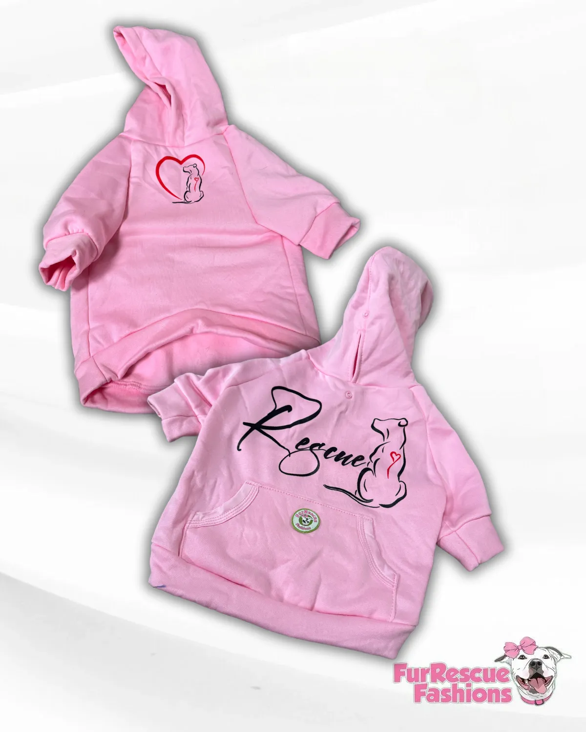 Rescue Dog Hoodie - Barktivist Boutique Design