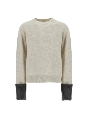 Rolled Cuff Knit Sweater