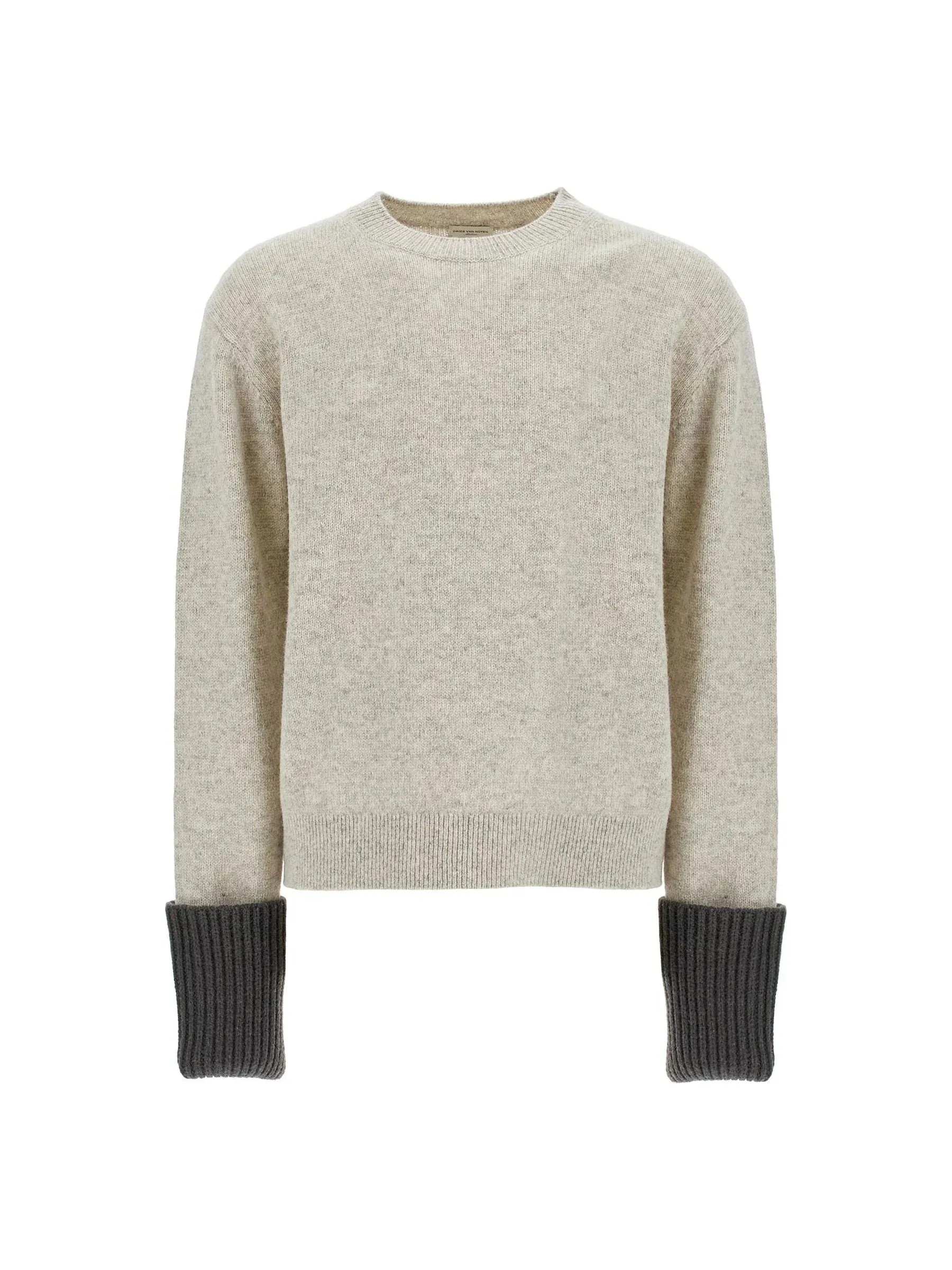 Rolled Cuff Knit Sweater