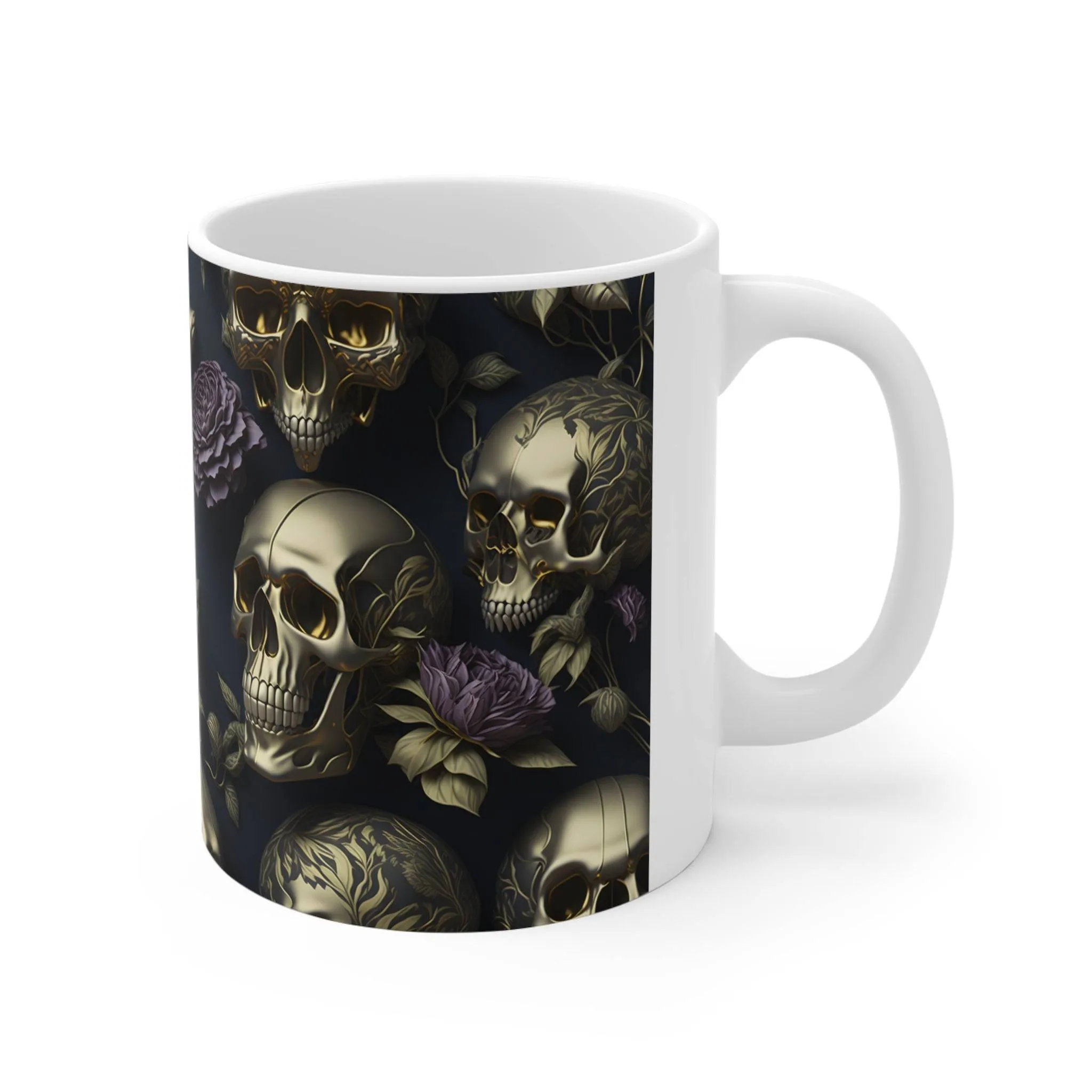 Skulls and Roses Mug 11oz