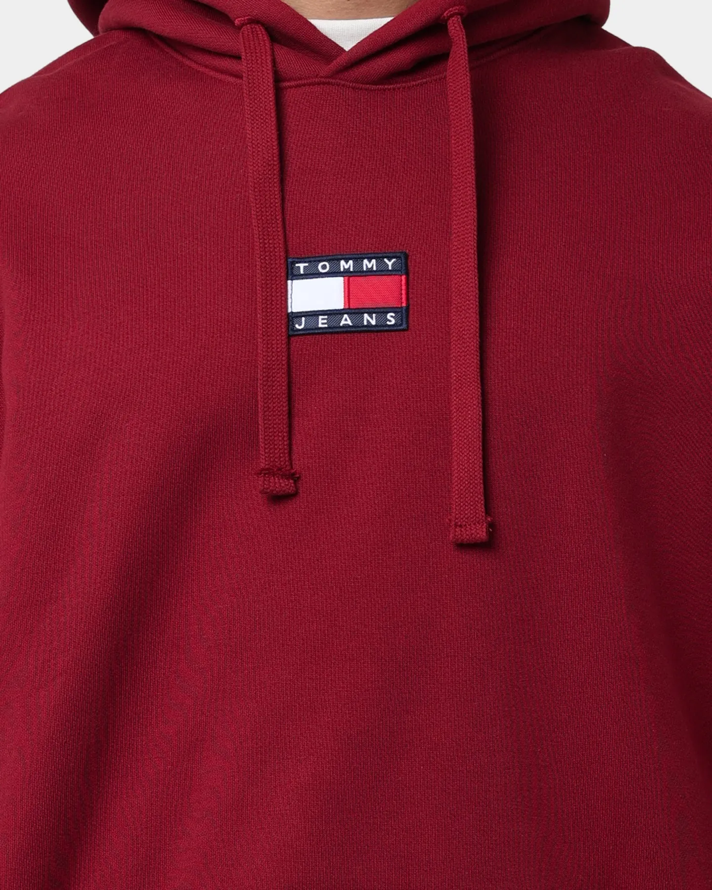 Tommy Jeans Tommy Badge Hoodie Bing Cherry