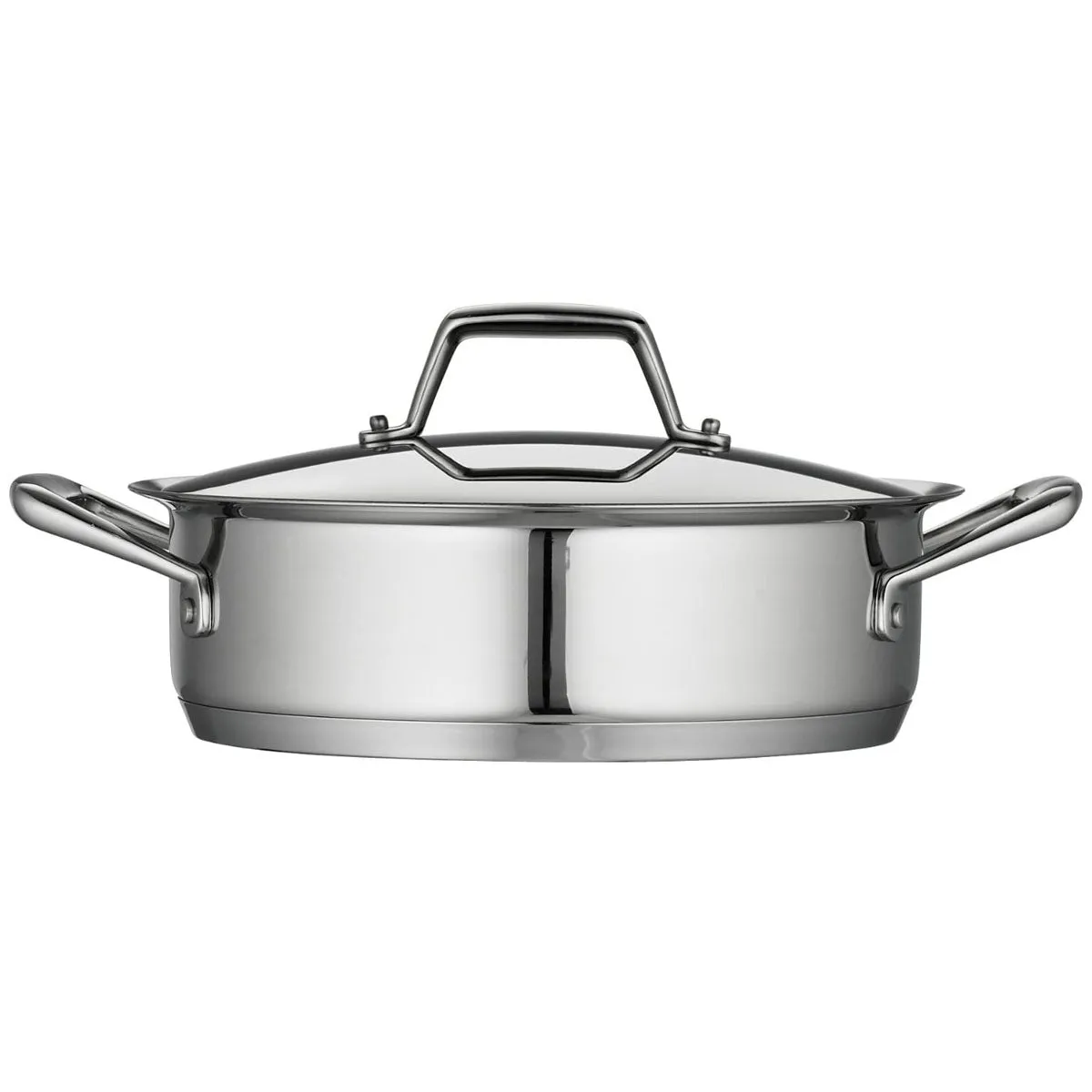 Tramontina Covered Casserole Stainless Steel Tri-Ply Base 3 Qt, 80101/003DS