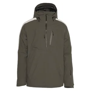 Wetherill 2L insulated anorak jacket - Olive / Natural