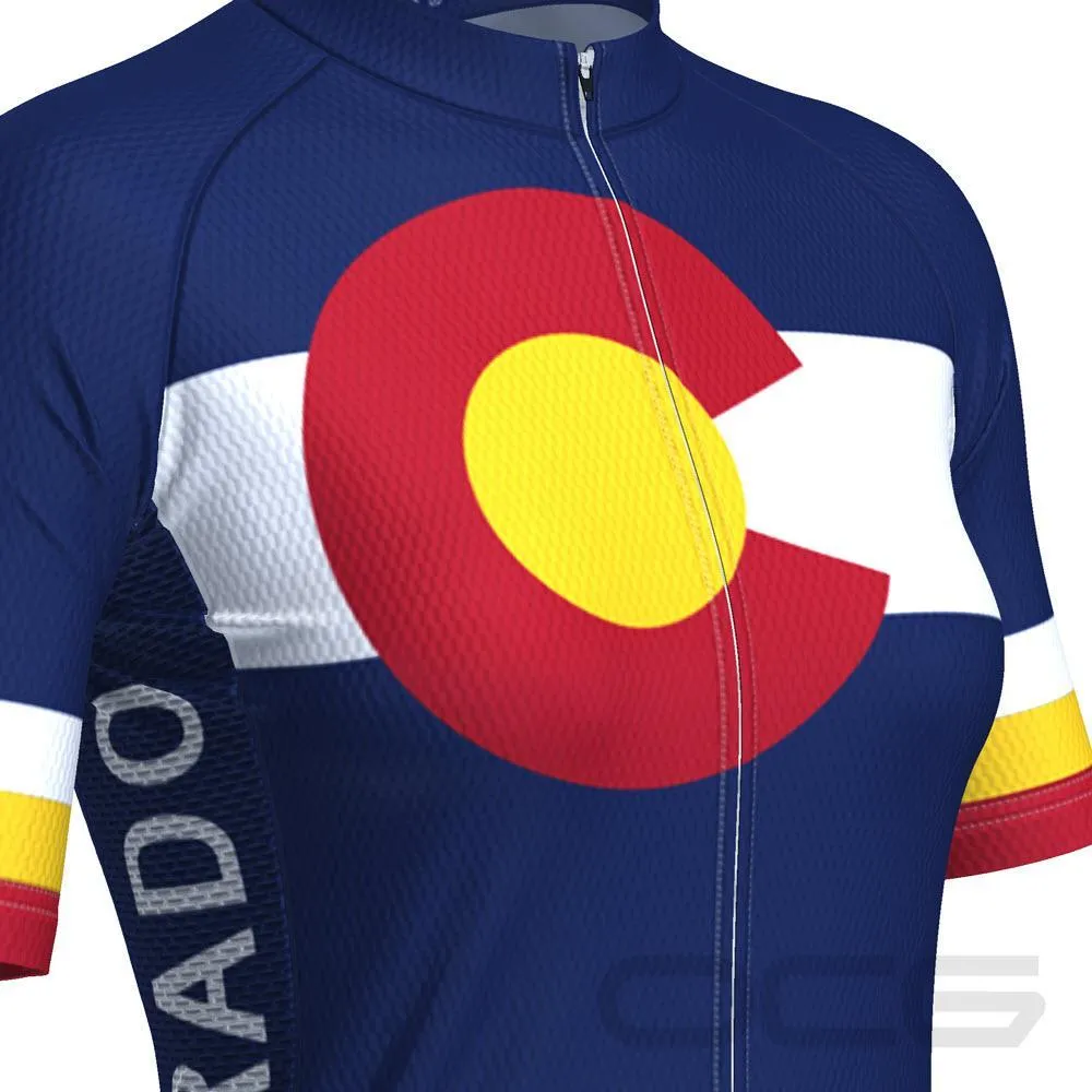 Women's Colorado US State Icon Short Sleeve Cycling Jersey