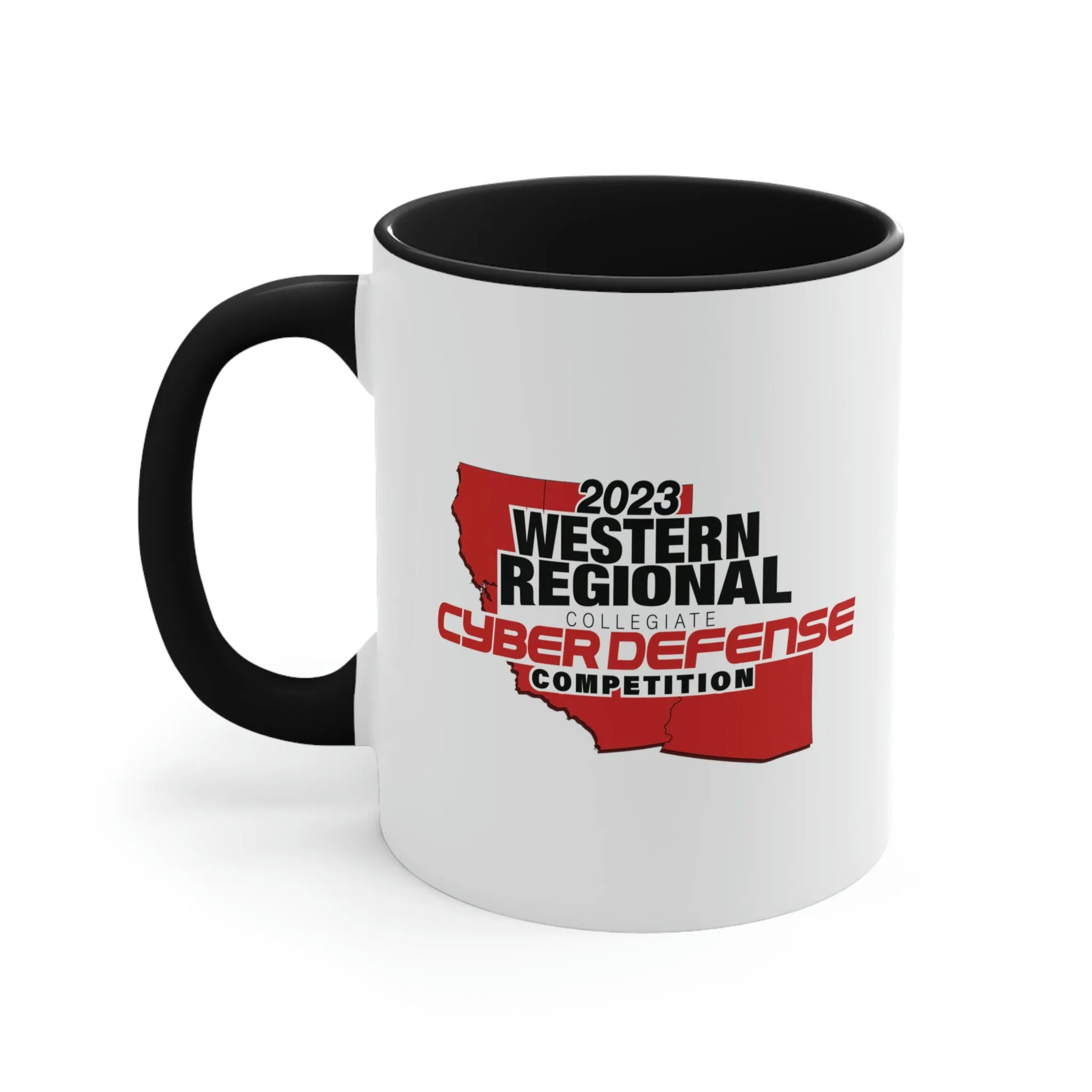 WRCCDC 2023 Competition Logo Accent Coffee Mug, 11oz